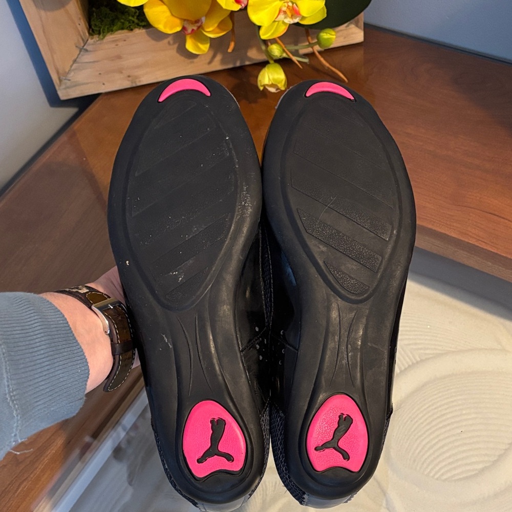 Puma Women's Black and Gray Loafers - Picture 8 of 10